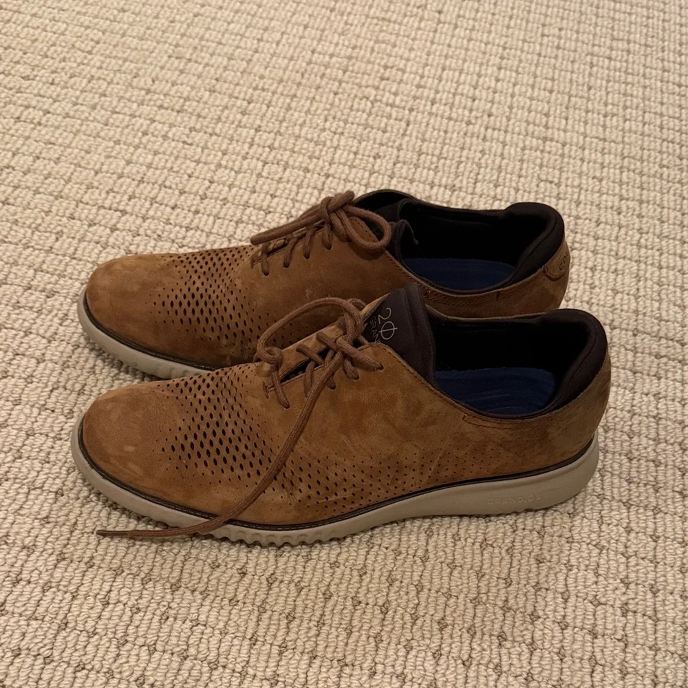 Men's Brown Suede Shoes Cole Haan 11.5